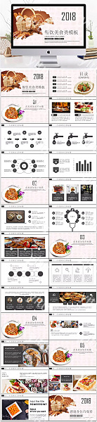 餐饮美食广告推广策划PPT模板