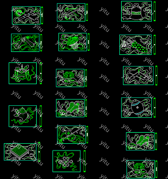 木头雕刻图案大全