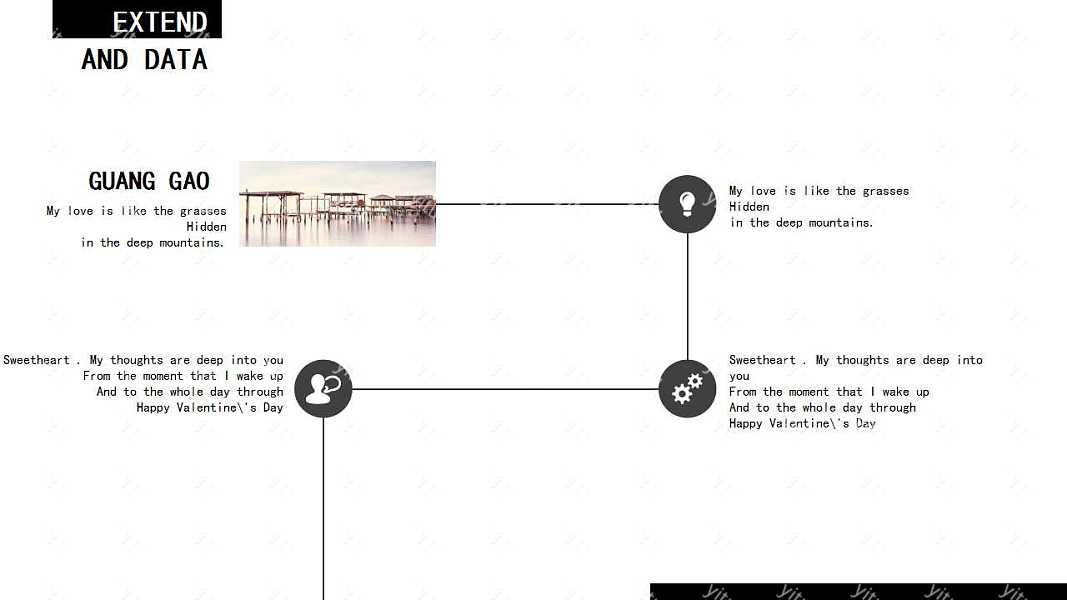 杂志风极简商务ppt模板下载 