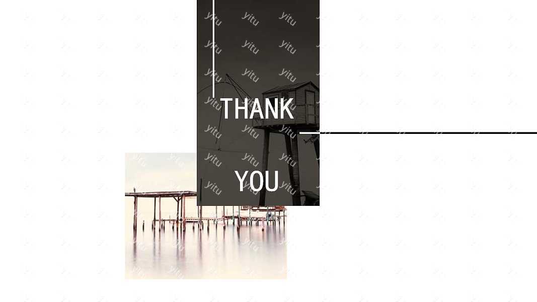 杂志风极简商务ppt模板下载 