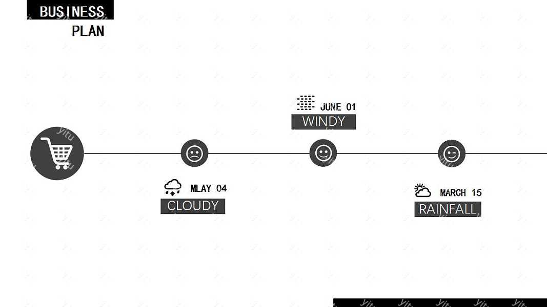杂志风极简商务ppt模板下载 