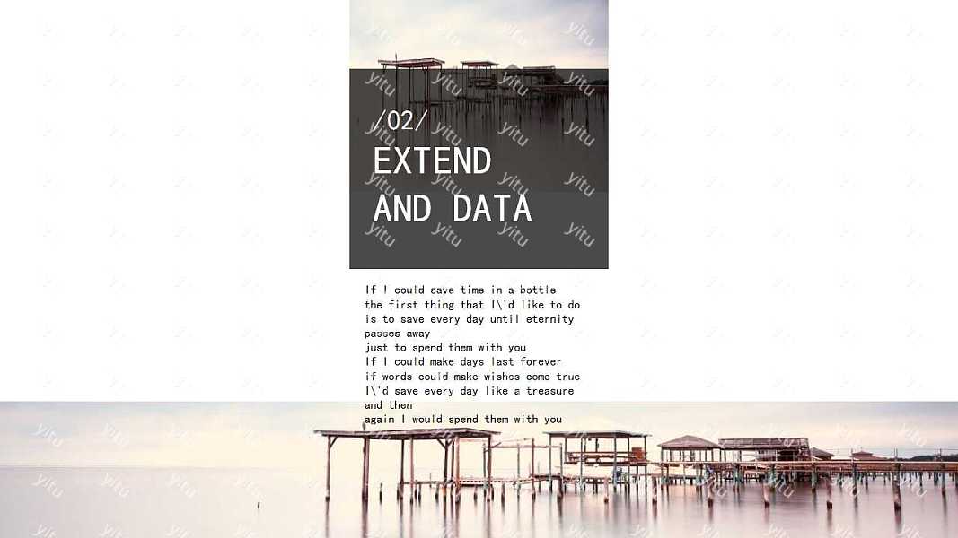 杂志风极简商务ppt模板下载 