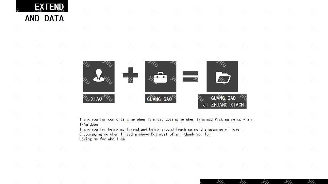 杂志风极简商务ppt模板下载 