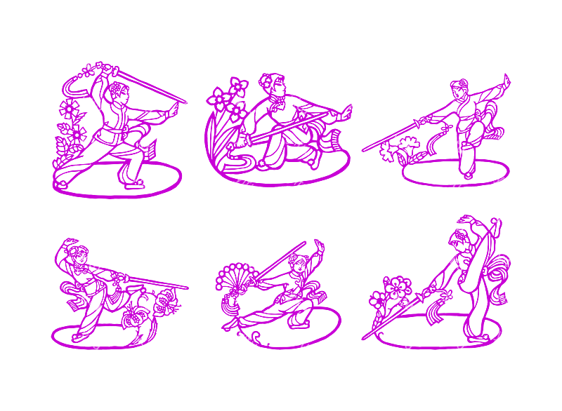 中国剪纸图案大全 