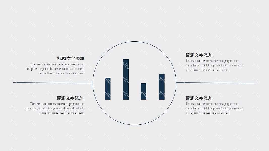 极简灰色工作汇报PPT模板下载 