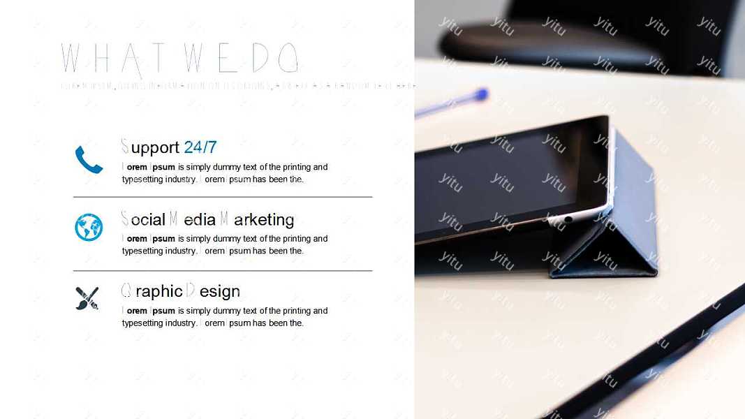 简约风企业宣传画册PPT模板免费