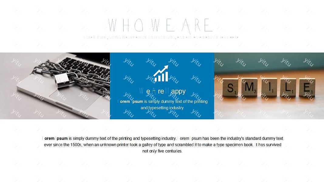 简约风企业宣传画册PPT模板免费