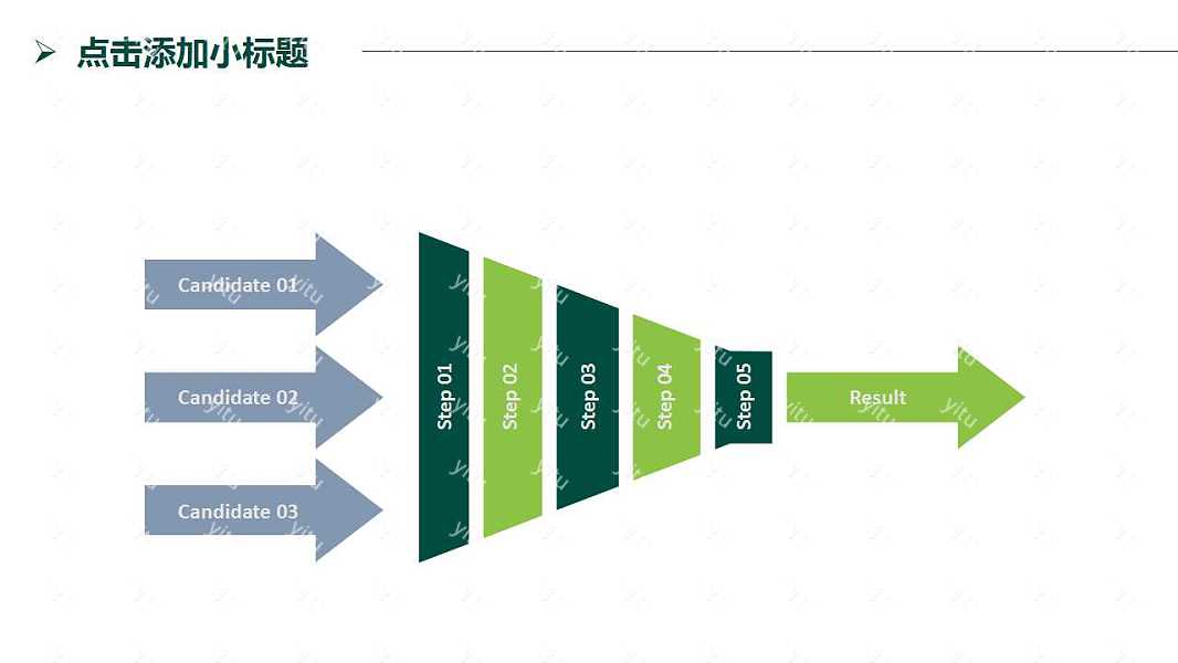 绿植小清新毕业答辩ppt模板免费下载