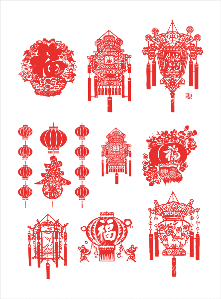 民间剪纸图案大全