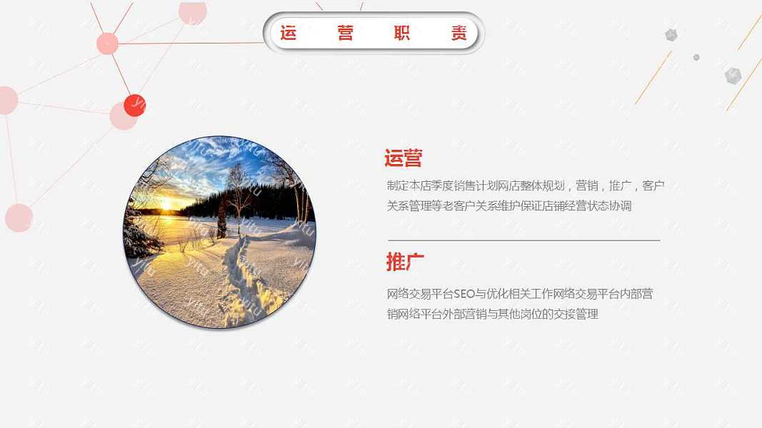 简约运营工作汇报优质ppt模板下载