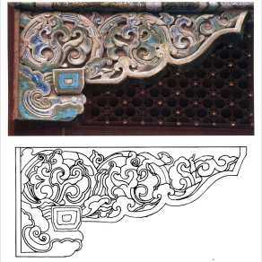 北京中和殿雀替雕刻图案