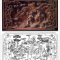 浙江木雕“小放牛”动物雕刻图案 