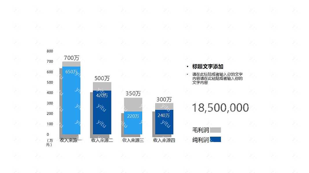 蓝白时尚工作述职工作汇报总结免费ppt模板