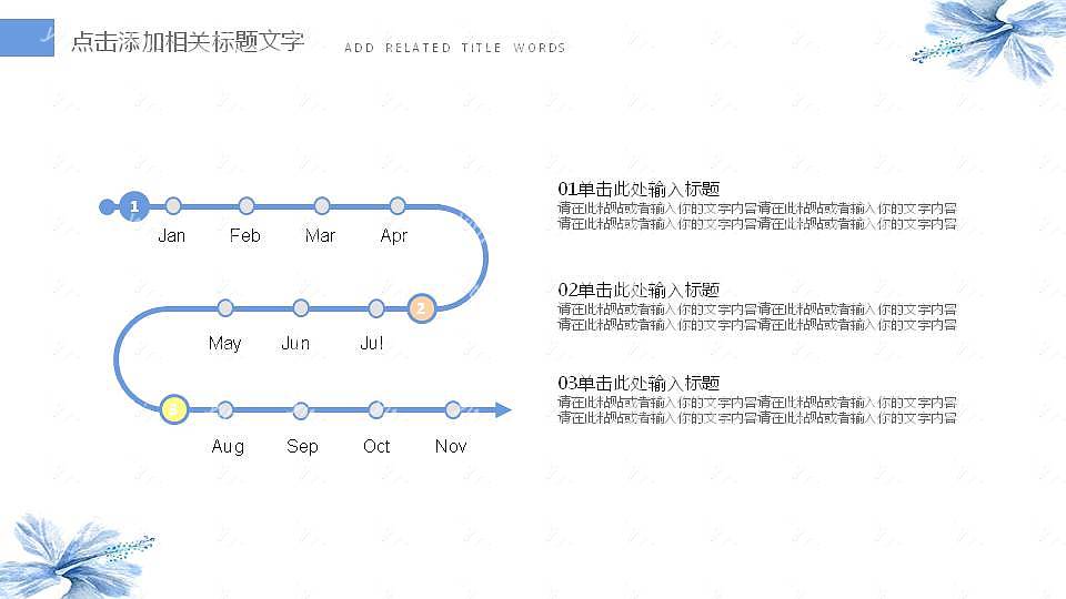 淡雅小清新毕业论文答辩免费ppt模板