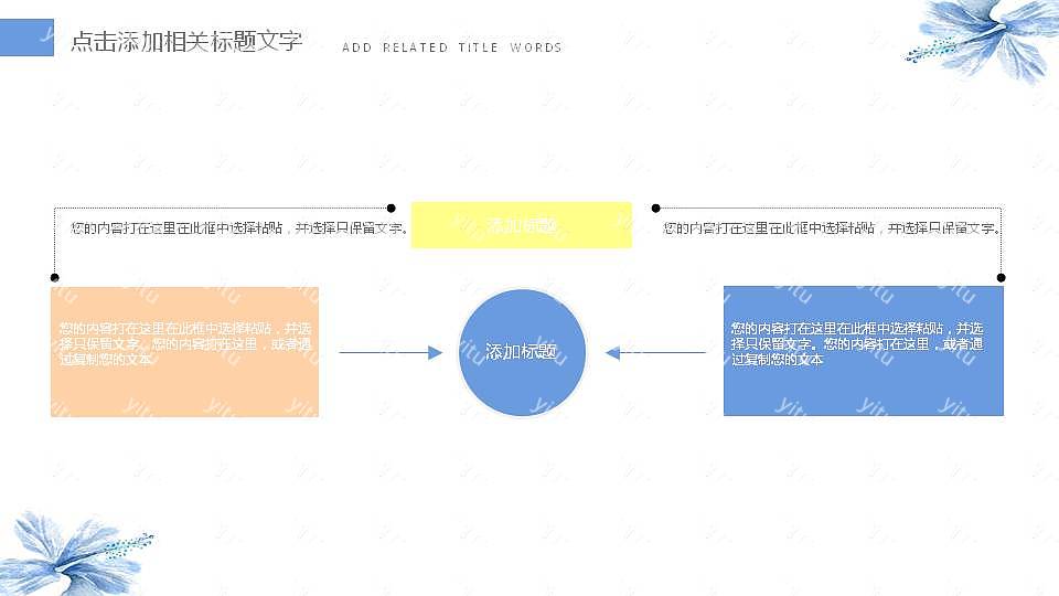 淡雅小清新毕业论文答辩免费ppt模板