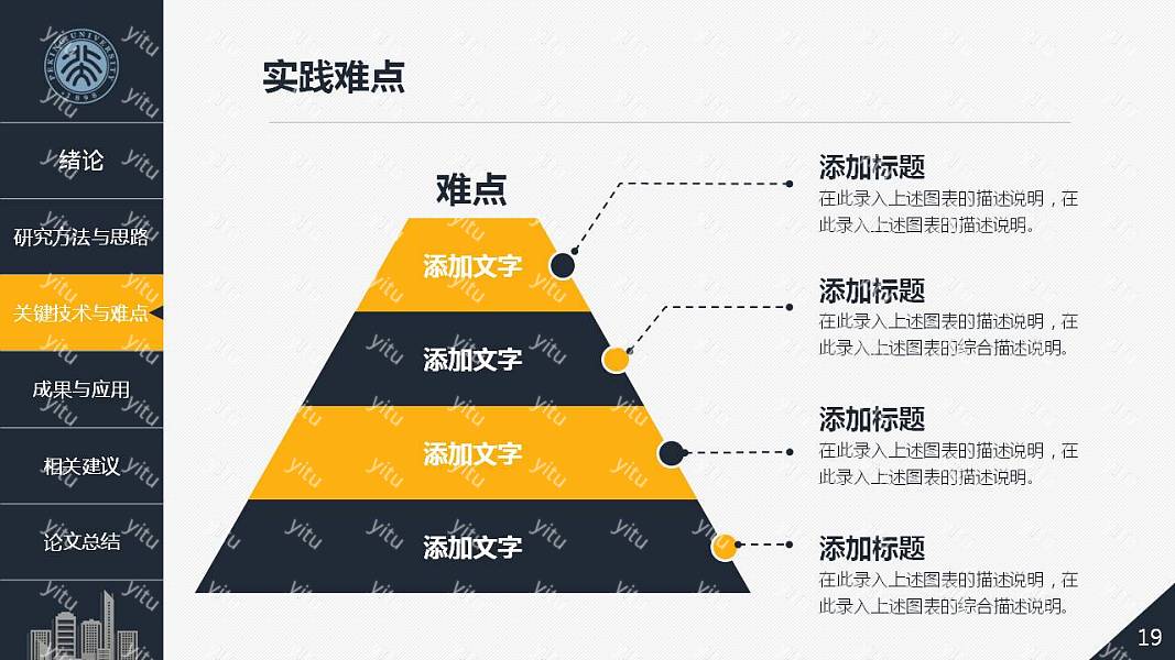 建筑系土木工程学院毕业论文答辩免费ppt模板