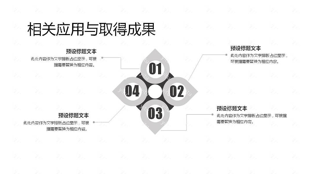 极简创意毕业论文答辩免费ppt模板