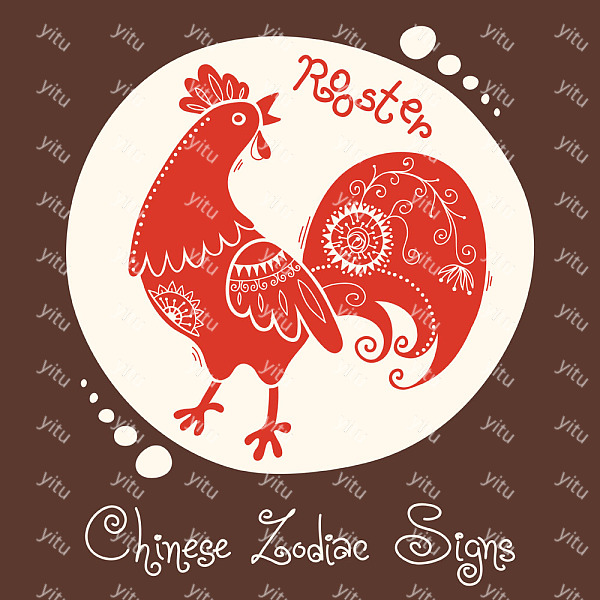 ​十二生肖的艺术剪纸图案