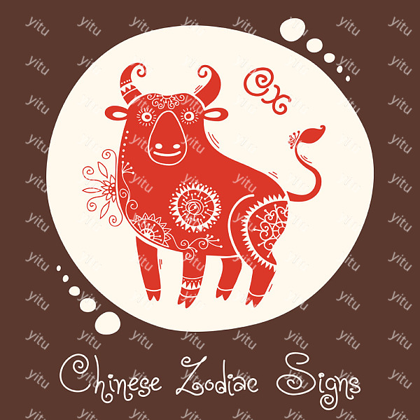 ​十二生肖的艺术剪纸图案