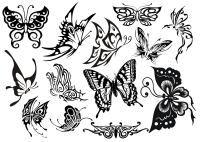 关于蝴蝶的剪纸大全剪纸图案