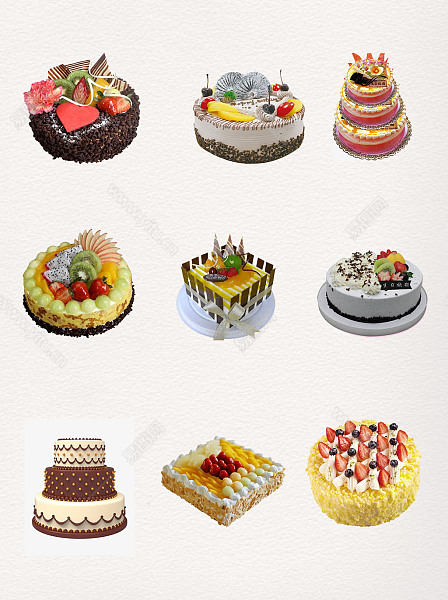 9款可口蛋糕甜食装饰图案.jpg
