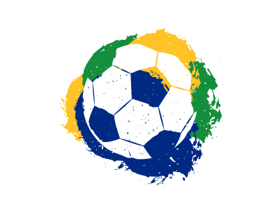 涂鸦艺术世界杯足球免扣素材
