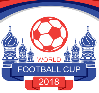 世界杯城堡足球海报
