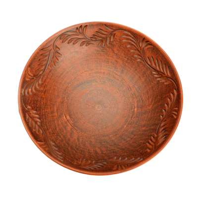 红木碗实物雕刻图案