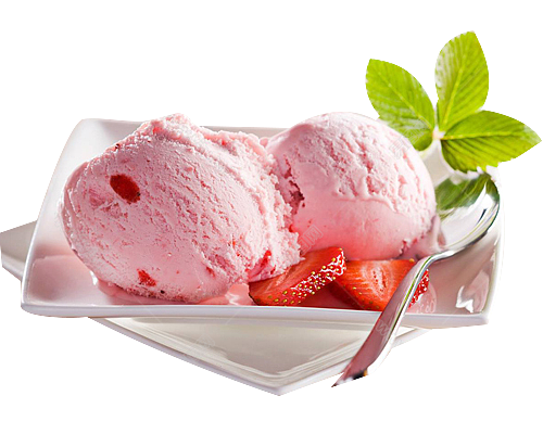 草莓冰淇淋球图案素材.png
