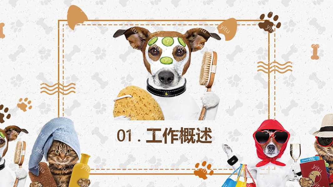 2019宠物店工作汇报免费ppt模板 (3).jpg