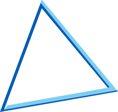 蓝色三角装饰图案设计