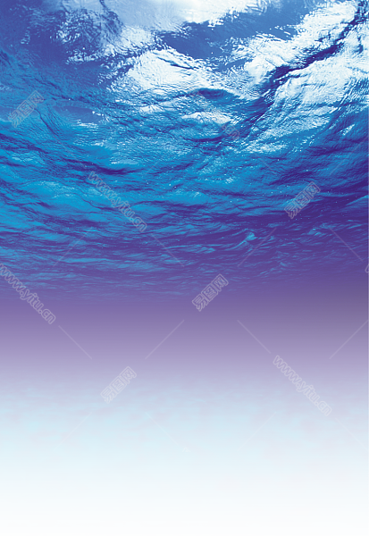 蓝色海洋背景装饰图案.png