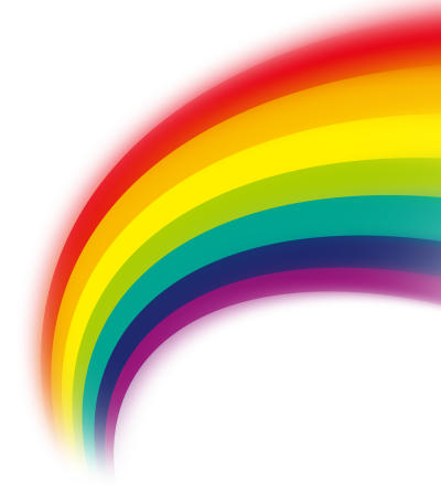七色彩虹装饰图案