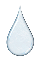 蓝色水滴素材.png