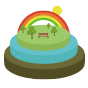 彩虹三层卡通蛋糕装饰图案.png