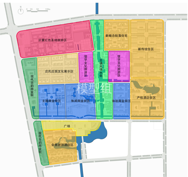 大店古镇庄园旅游区景观规划设计文本[模型id:1628]