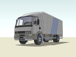 卡车货车<em>skp</em>模型，卡车货车<em>su素材</em>下载
