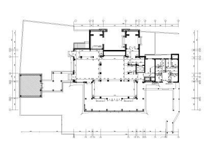 3一层新建墙体尺寸图