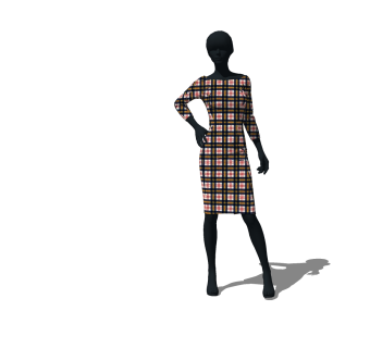 现代loft服装，SU模型免费下载