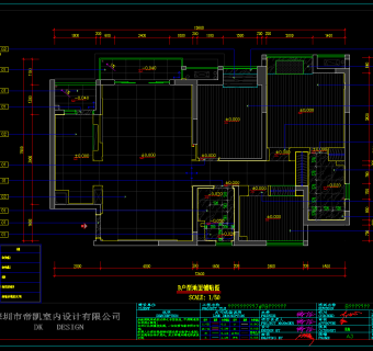 现代风格样板房CAD施工图，样板房CAD施工图纸下载