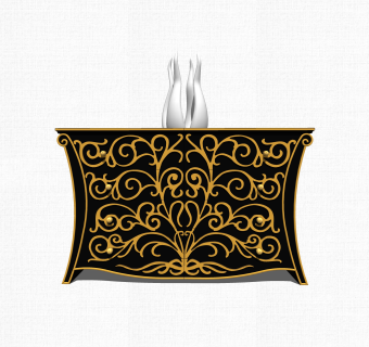 欧式边柜草图大师模型，边柜SKP模型