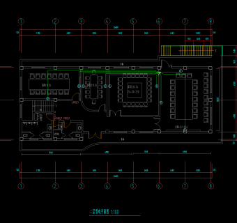 上海产业园改造全套CAD施工图，电气CAD施工图纸下载