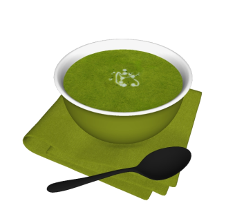 现代抹茶拿铁sketchup模型，食品草图大师模型下载
