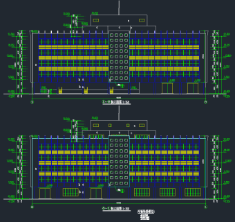 全套厂房CAD施工图，厂房平面布置图纸下载