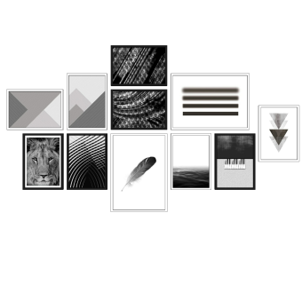 现代挂画草图大师模型，挂画SKB文件下载