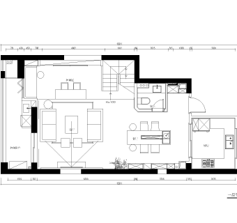 现代复式美家家装施工图CAD图纸dwg文件分享