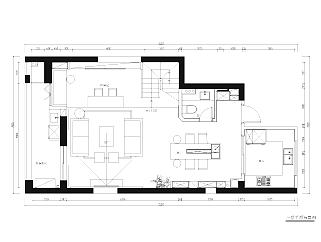 现代复式美家家装施工图CAD图纸dwg文件分享