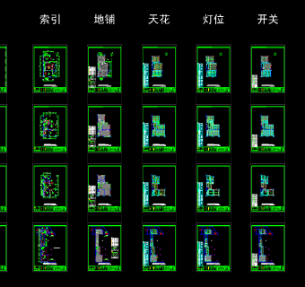 广西荣和会所全套施工图，会所CAD施工图纸下载