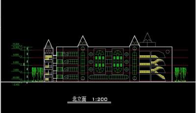 现代幼儿园全套施工图，幼儿园CAD图纸下载