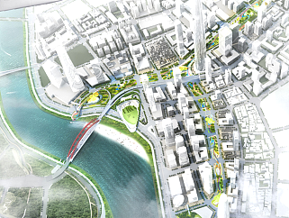 [湖北]汉正街中央服务核心区城市绿轴及地下空间景观总体设计